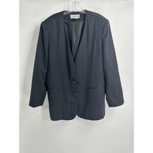 Maggie Barnes Womens Plus Size Blazer Size 18W Minimalist Workwear Classic